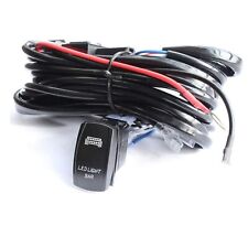 12V 40A Fuse Relay Rocker Switch Kit Off road LED Light Bar Wiring Harness Kit picture