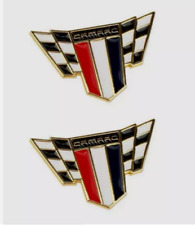 A Pair of 2 Gold Commemorative Special Edition Camaro Emblem 23171889 picture