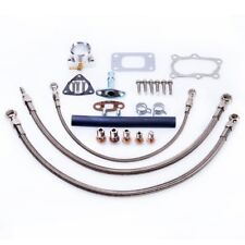 TRITDT Fits RB20DET Skyline Stock T3 Turbo Oil & Water Line Kit picture