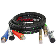 15' 15FT 3-in-1 Wrap Set Air Line Hose Assemblies for Semi Truck Tractor Trailer picture