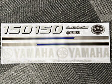 Yamaha 150 hp 4-Stroke Outboard Engine Reproduction Decals Sticker Set picture