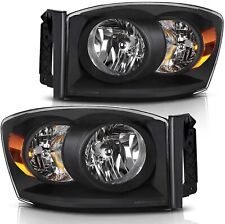 Headlights Assembly for 06-08 Dodge Ram 1500 07-09 2500 3500 Replacement Chrome picture