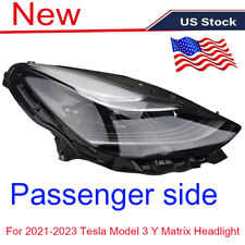 For 2021 2022 2023 Tesla Model 3 Y Passenger Side Matrix LED Headlight Lamp OEM picture
