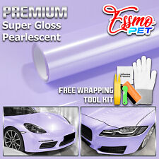 PET Super Gloss Pearlescent Lavender Purple Car Vehicle Vinyl Wrap Decal Sticker picture