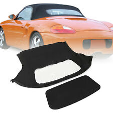 For 1997-2002 Porsche Boxster 986 Convertible Soft Top Replacement Black picture