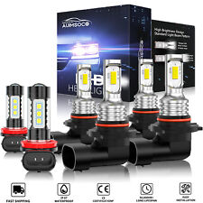 For Buick Lucerne 2006-2011 LED Headlight Fog Light Kit High Low Beam Bulbs Kit picture