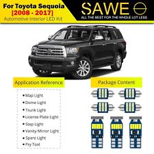 20x Ultra White LED Interior Lights Package For 2008 - 2021 Toyota Sequoia +TOOL picture