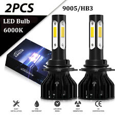 2x 9005 LED Headlight Bulbs Conversion Kit High Beam White Super Bright 360000LM picture
