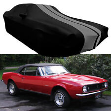 Full Car Cover Scratch Stretch Dust-proof Custom Black/Gray For 1967-1981 Camaro picture