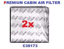 2x C38173 CABIN AIR FILTER FOR NEW SILVERAD TAHOE SUBURBAN YUKON SIERRA ESCALADE picture