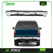 New Chrome Rear Complete Bumper For 2000-2006 Chevy Tahoe Suburban GMC Yukon XL picture