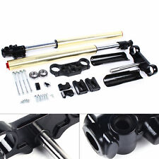1*Triple Tree Clamp Front Forks Shock for 110cc 125c Dirt Pit Bike KLX110 SSR125 picture