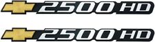 2X New Bowtie 2500 HD Emblems Front for 01-07  Silverado 15114051 (Chrome) picture