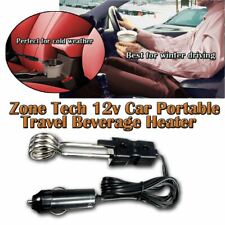 Zone Tech Portable 12V Car Immersion Heated Auto Electric Tea Coffee Water  picture