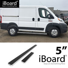 iBoard Stainless Steel 5in Boards Fit 14-23 Ram ProMaster 118in Wheelbase picture