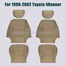 Fits 1997-2002 Toyota 4Runner Full Surround 2 Front Leather Seat Covers Oak Tan picture
