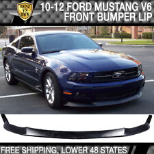 Fits 10-12 Ford Mustang V6 Front Bumper Lip Spoiler S Style PU picture
