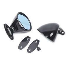 Universal California Classic Style Car Door Wing Side View Mirrors Blue Glass US picture