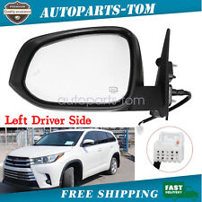 NEW PEARL mirror fits 2017-2019 Toyota Highlander Driver Left XLE SE XLE HYBRID picture