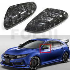 Forged Real Carbon Fiber Mirror Cover Cap Replace For Honda 10th Civic 2016-2021 picture