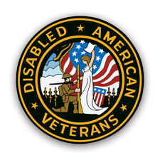 DAV American Disabled Veterans Seal Sticker Decal - Weatherproof - vets vet picture