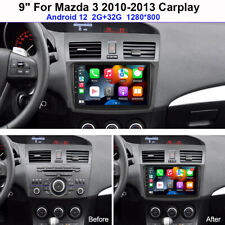 For Mazda 3 2010-2013 Car Stereo Radio Wireless Apple Carplay 9'' Android 12.0 picture