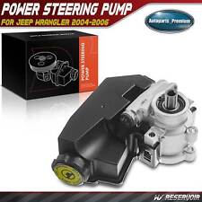 New Power Steering Pump w/ Reservoir for Jeep TJ Wrangler 2004 2005 2006 I6 4.0L picture