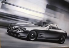 Mercedes Benz SLR Stunning Car PosterVery High Quantity Rare Staud Of Germany picture