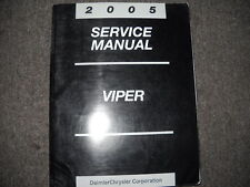 2005 DODGE VIPER Service Shop Repair Workshop Manual OEM Factory Mopar picture