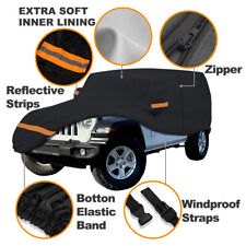 6 Layer Car Cover Waterproof Cotton For Jeep Wrangler JK TJ 4Door Sahara Rubicon picture