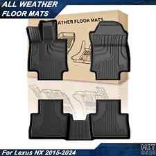 Car Floor Mats / Rear Trunk Mat Cargo Liner All Weather For 2015-2024 Lexus NX picture