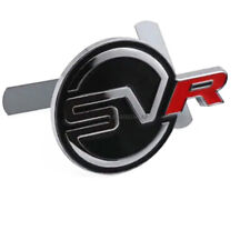 3D SVR Chrome Red Edge Decal Auto Car Front Hood Grille Badge Emblem Sport picture
