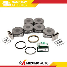Pistons w/ Rings fit 11-16 Chrysler 200 300 Dodge 1500 Jeep Ram VW 3.6L DOHC 24V picture