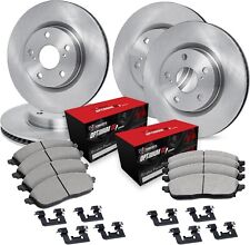 2009-2014 Acura TL R1 Concepts Brake Rotors & Ceramic Brake Pads Front & Rear picture