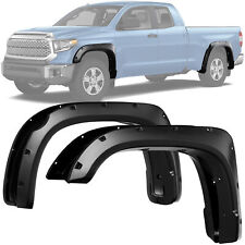 Fender Flares for 14-21 Toyota Tundra Pocket Rivet Bolt Style Wheel Protector 4× picture