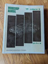 FACTORY ALFA ROMEO MILANO WORKSHOP  MANUAL  2.5 - 3.0  LTR. ENGINES 1986 -1987 picture