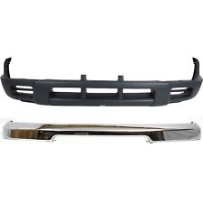 Front Bumper Valance Kit For 1998-2000 Nissan Frontier Steel NI1002132 NI1095119 picture