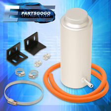 800ML Radiator Coolant Fluid Reservoir Overflow Expansion Tank Bottle Can Silver picture