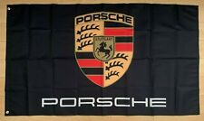Porsche Car Flag Banner 3x5 ft 911 GT3 Boxster Carrera Turbo Spyder Retro Crest picture