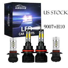4-Side Combo LED Headlight Fog Light Driving Bulbs Kit For Ford F-150 1999-2003 picture