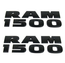 2x OEM Black RAM1500 Emblem Side Badge 3D for RAM 1500 Genuine Matte A picture