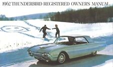 1962 Ford Thunderbird Owners Manual User Guide Reference Operator Book Fuses OEM picture
