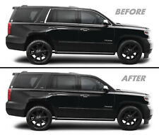 Chrome Delete Blackout Overlay for 2015-20 Chevy Tahoe Window Trim  picture