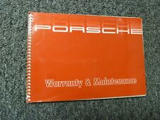 1990 Porsche 911 Turbo Carrera Warranty Maintenance Owner Manual Convertible picture