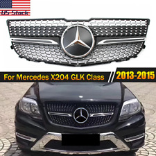 Diamond Grill Front Grille For 2013-2015 Mercedes Benz X204 GLK250 GLK300 GLK350 picture
