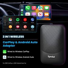 2-in-1 Wired to Wireless CarPlay & Android Auto Wireless Box Plug & Play Stable picture