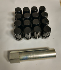 NEW BLACK McGard Splinedrive Lug Nut Set of 16pcs 12x1.5 65357BK 65457BK picture