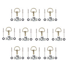 17mm Universal Quick Release D-ring 1/4 Turn Bolts Race Fairing Fastener Gold picture