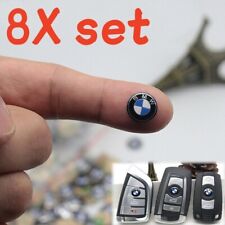 8x For BMW Key Fob Remote Badge Logo 11 MM Sticker Emblem Replacement picture