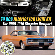 14Pc Super White Car Interior LED Light Bulb Kit for 1969-1970 Chrysler Newport picture